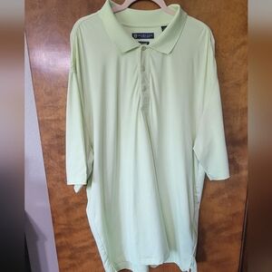 Oxford Green Polo Relaxed Fit Shirt